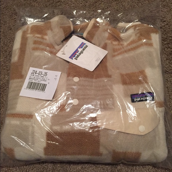 NEW Womens Patagonia Snap T Stitchwork Birch White - Picture 3 of 3